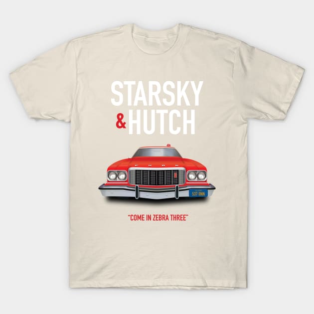 Starsky & Hutch - Alternative Movie Poster T-Shirt by MoviePosterBoy